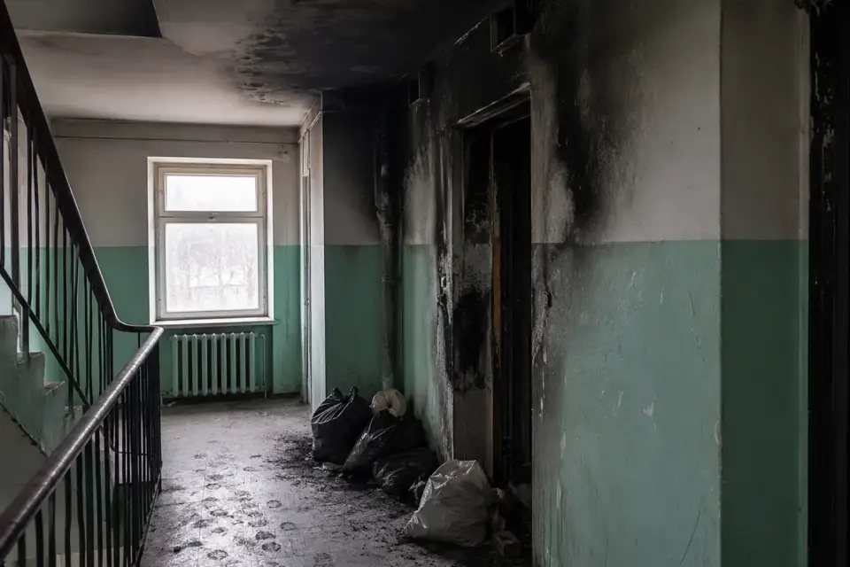 Озониране на силно опушени помещения в Сливница