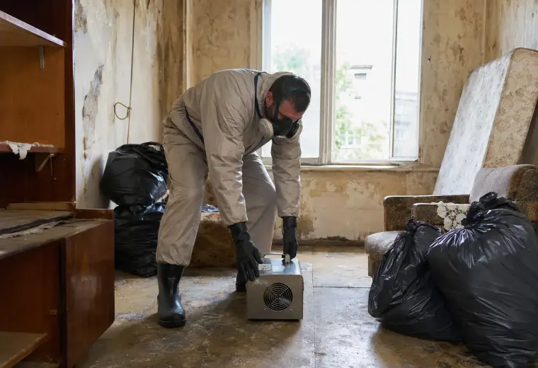 Разчистване след клошари и самонастанили се лица